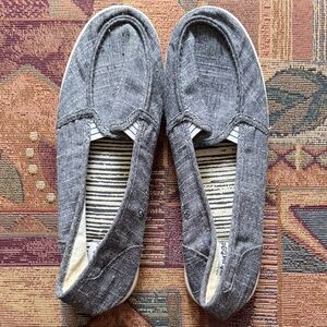 Casual Gray Slip-On Shoes